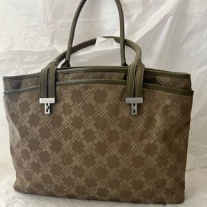 TUMI Leather and Fabric Tote